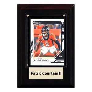 C and I Collectables Inc Denver Broncos Patrick Surtain II Trading Card Plaque