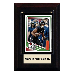 C and I Collectables Inc Arizona Cardinals Marvin Harrison Jr. Trading Card Plaque