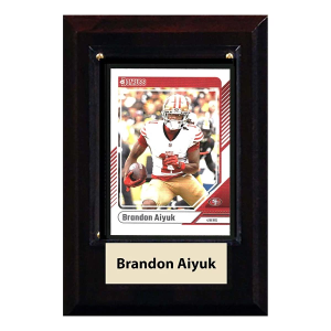 C and I Collectables Inc San Francisco 49ers Brandon Aiyuk Trading Card Plaque