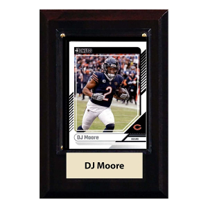 C and I Collectables Inc Chicago Bears D. J. Moore Trading Card Plaque