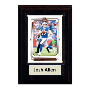 C and I Collectables Inc Buffalo Bills Josh Allen Trading Card Plaque