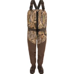 Men's Drake Waterfowl Hybrid Insulated Guardian Elite HND Front Waders Adult 12 Mossy Oak Shadow Grass Habitat