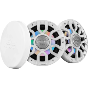 DS18 NXL 6.5" 2-Way Coaxial Marine Speaker With Digital Led Lights And Bullet Tweeter