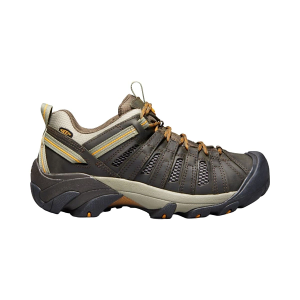 Men's KEEN Voyageur Hiking Shoes 7.5 Regular Black Olive/Inca Gold
