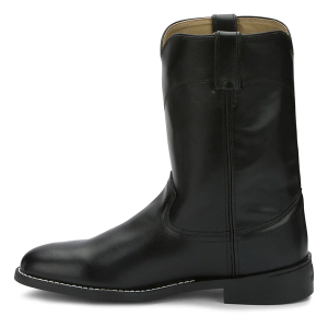 Men's Justin Brands Temple 10" Roper Western Boots Outdoor 6 Black