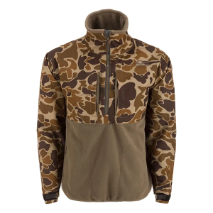 Men's Drake Waterfowl MST CommandXT Eqwader 1/2 Zip Softshell Jacket XLarge Old School