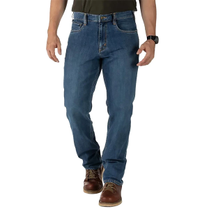 Men's 5.11 Defender-Flex Regular Jean Utility Pants 40 Medium Wash Indigo