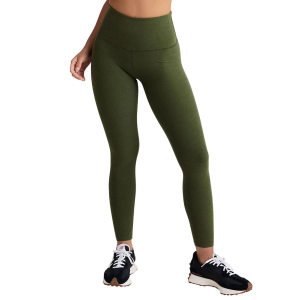 Women's Beyond Yoga Spacedye Caught in the Midi High Waisted Tights XLarge Army Green Heather