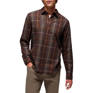 Men's prAna Los Feliz Long Sleeve Flannel 2XLarge Mocha