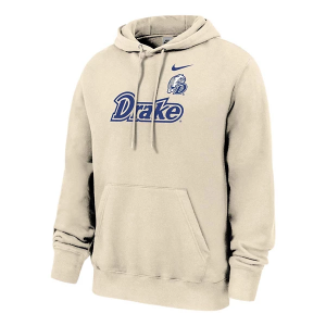 Drake Bulldogs Nike Hoodie Large Natural