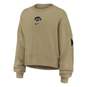 Iowa Hawkeyes Nike Women's Crew Small Beige