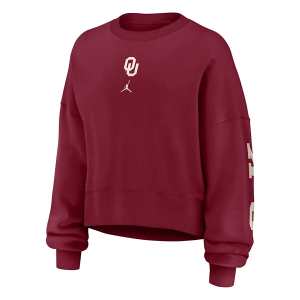 Oklahoma Sooners Nike Women's Crew Medium Crimson