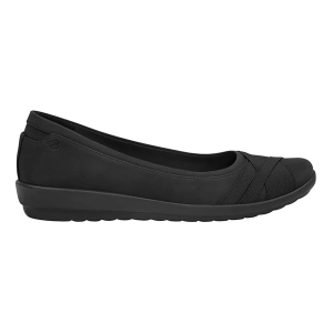 Women's Easy Spirit Acasia Flats Wide 7.5 Black