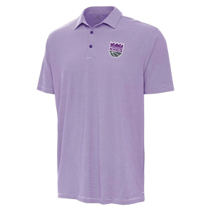 Sacramento Kings Twine Antigua Polo Small Dark Purple/White