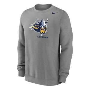 Augustana Vikings Nike Crew Medium Heather Grey