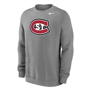 St. Cloud State Huskies Nike Crew Small Heather Grey