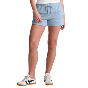 Women's Beyond Yoga LuxeFleece Sweat Lounge Shorts Medium Blue Zen
