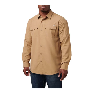 Men's 5.11 Marksman UPF 50+ Long Sleeve Button Up Shirt XSmall Coyote
