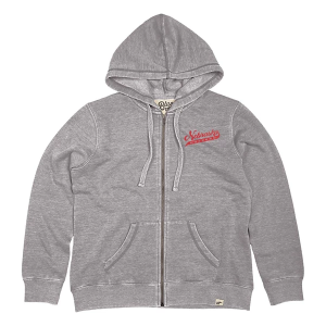 Nebraska Cornhuskers Blue 84 Women's Full Zip 2XLarge Light Grey