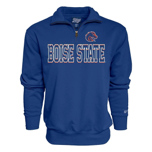 Boise State Broncos Blue 84 Out of Reach 1/4 Zip 2XLarge Royal