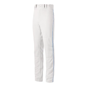 Men's Mizuno Premier Pro Piped G2 Baseball Pants XSmall White/Royal