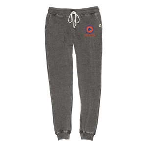 Boise State Broncos Blue 84 Women's Double Dipper Sweatpants Small Charcoal