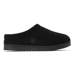 Men's Dearfoams Dean Genuine Suede Casual Slippers Regular 8 Black