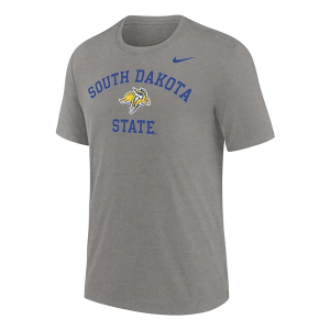 South Dakota State Jackrabbits Nike Arch Vault Throwback T-Shirt 2XLarge Heather Grey