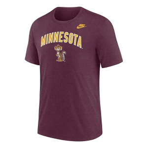 Minnesota Golden Gophers Nike Throwback Vault T-Shirt Large Maroon