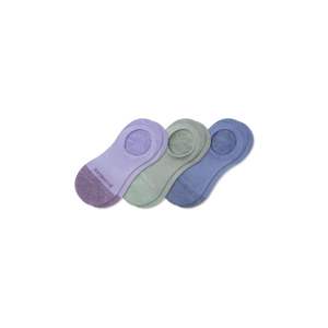 Women's Bombas Marls No Show Socks Small Lavernder Haze 3 Pack