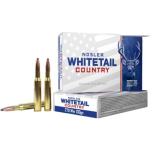 Nosler 130gr Solid Base Whitetail Country Ammunition Rifle Ammunition