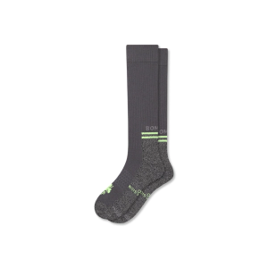Men's Bombas Sport Compression Knee High Socks Medium Dusty Steel