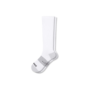 Men's Bombas Compression Knee High Socks Small White