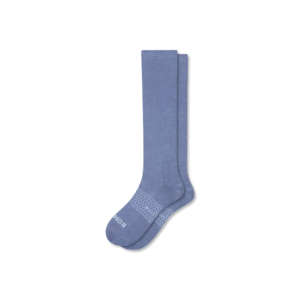 Men's Bombas Compression Knee High Socks Small Blue Smoke