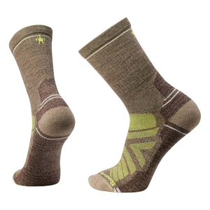 Adult Smartwool Crew Hiking Socks Medium Military Olive-Fossil