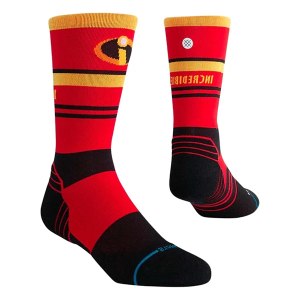 Adult Stance Pixar Incredibles Crew Socks Medium Red