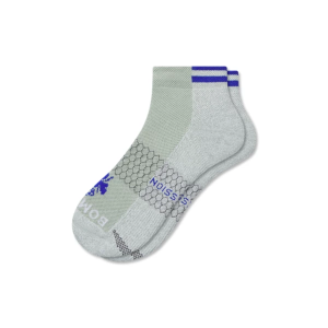 Men's Bombas Sport Compression Ankle Socks Medium Sage Stone