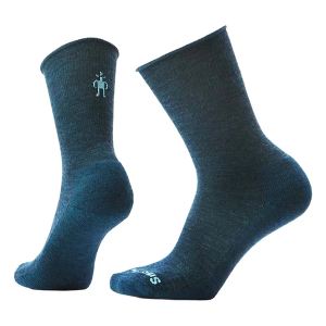 Women's Smartwool Everyday Roll Top Crew Socks Small Twilight Blue