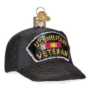 Old World Christmas Veteran's Cap Ornament