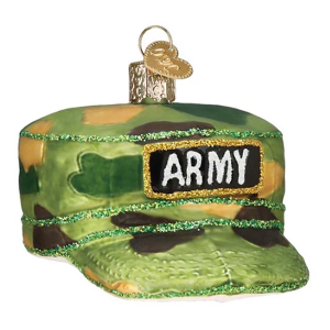 Old World Christmas Army Cap Ornament