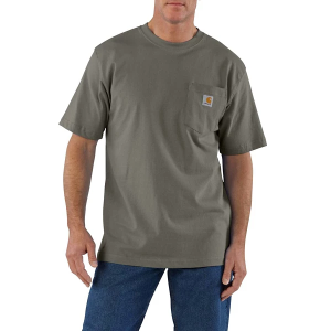 Men's Carhartt Loose Fit Heavyweight Pocket T-Shirt XSmall Dusty Olive