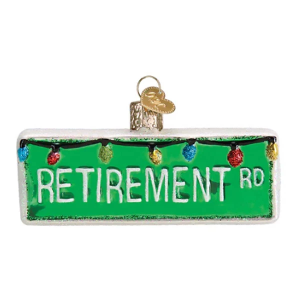 Old World Christmas Happy Retirement Ornament