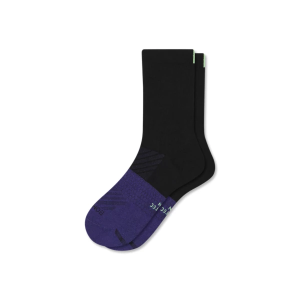 Men's Bombas Classic Running Mid Calf Socks Large Black
