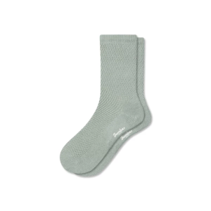 Women's Bombas Open Stitch Mid Calf Socks Medium Sage Stone