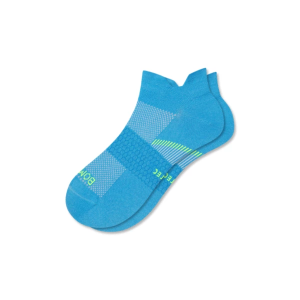 Women's Bombas Lightweight Performance Ankle Socks Small Tropic Blue