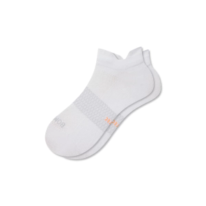 Men's Bombas Lightweight Performance Ankle Socks Medium White