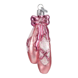 Old World Christmas Ballet Toe Shoes Ornament