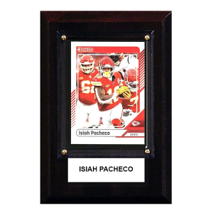 C and I Collectables Inc Kansas City Chiefs Isiah Pacheco Trading Card Plaque