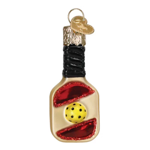 Old World Christmas Mini Pickleball Paddle Ornament