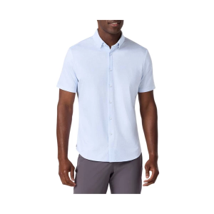 Men's Mizzen+Main Halyard Button Up Shirt 2XLarge White Grid Dot